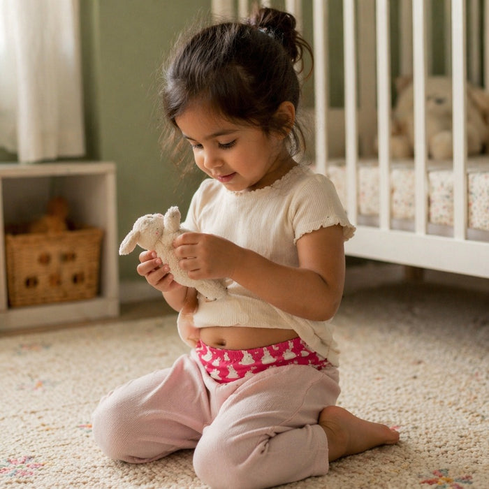 Mimi Kids Brief (2-6Y) | Bunny Hop | Blossom | Bamboo-Cotton, Tagless, Antibacterial | 2-6Y