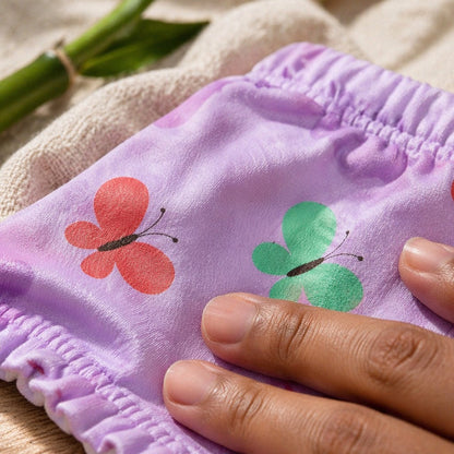 Mimi Kids Brief (2-6Y) | Butterfly Garden | Blossom | Bamboo-Cotton, Tagless, Antibacterial | 2-6Y