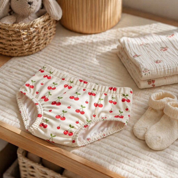 Mimi Kids Brief (2-6Y) | Cherry Pair | Orchard | Bamboo-Cotton, Tagless, Antibacterial | 2-6Y