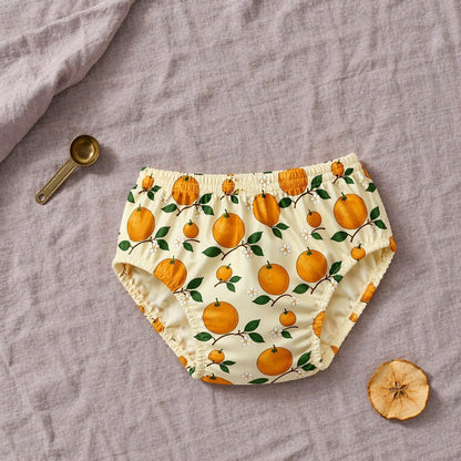 Mimi Kids Brief (2-6Y) | Citrus Grove | Orchard | Bamboo-Cotton, Tagless, Antibacterial | 2-6Y