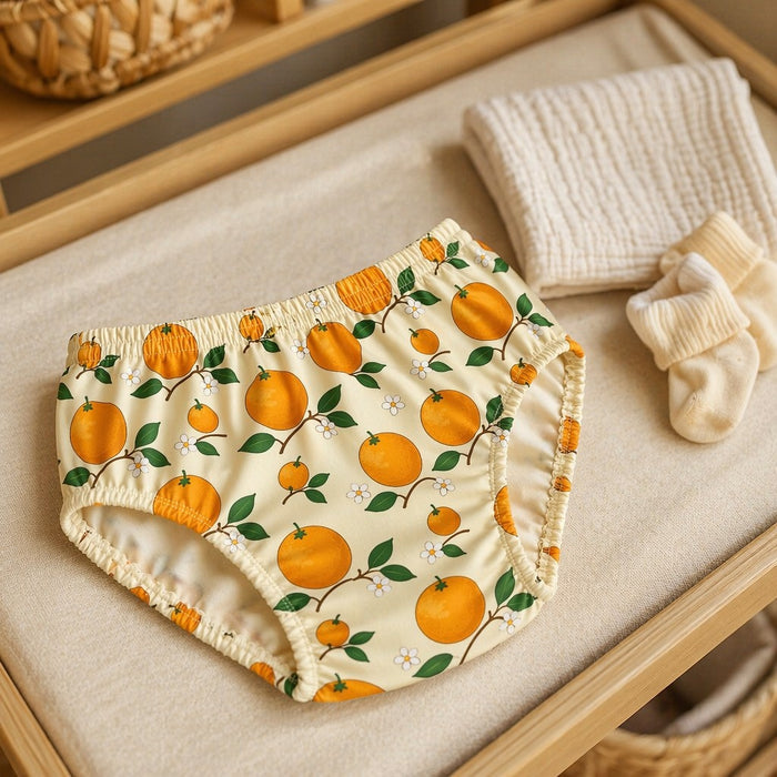 Mimi Kids Brief (2-6Y) | Citrus Grove | Orchard | Bamboo-Cotton, Tagless, Antibacterial | 2-6Y