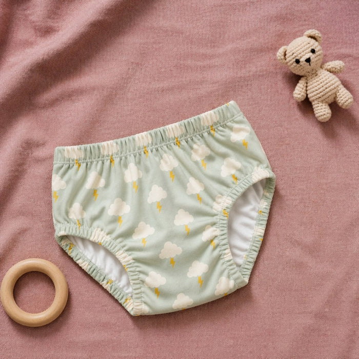 Mimi Kids Brief (2-6Y) | Cloud + Lightning | Monsoon Magic | Bamboo-Cotton, Tagless, Antibacterial | 2-6Y