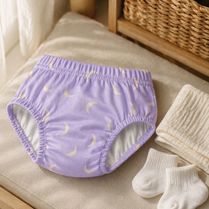 Mimi Kids Brief (2-6Y) | Crescent Moon Scatter | Monsoon Magic | Bamboo-Cotton, Tagless, Antibacterial | 2-6Y