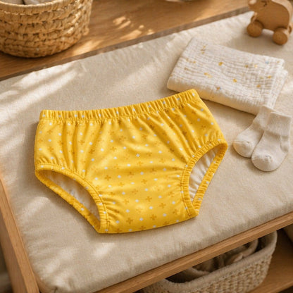 Mimi Kids Brief (2-6Y) | Cross & Diamond | Geo Play | Bamboo-Cotton, Tagless, Antibacterial | 2-6Y