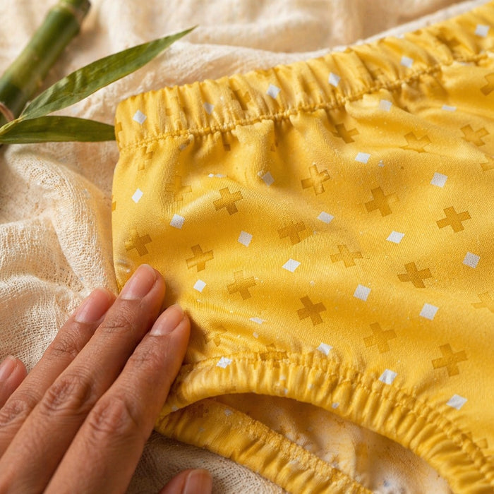 Mimi Kids Brief (2-6Y) | Cross & Diamond | Geo Play | Bamboo-Cotton, Tagless, Antibacterial | 2-6Y