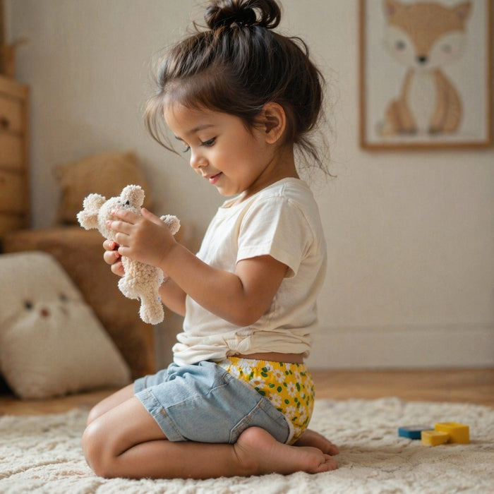 Mimi Kids Brief (2-6Y) | Daisy Chain | Blossom | Bamboo-Cotton, Tagless, Antibacterial | 2-6Y