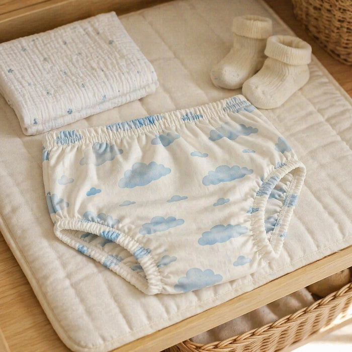 Mimi Kids Brief (2-6Y) | Drifting Clouds | Monsoon Magic | Bamboo-Cotton, Tagless, Antibacterial | 2-6Y