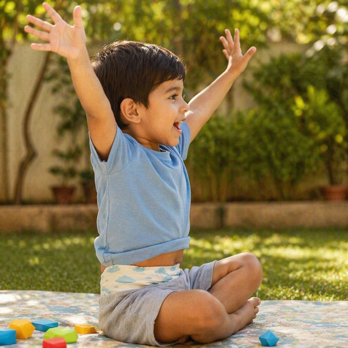 Mimi Kids Brief (2-6Y) | Drifting Clouds | Monsoon Magic | Bamboo-Cotton, Tagless, Antibacterial | 2-6Y
