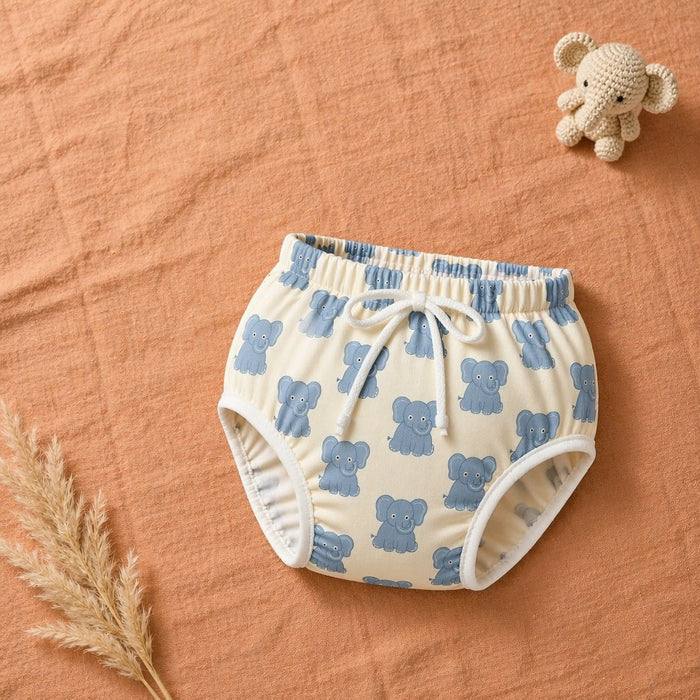 Mimi Kids Brief (2-6Y) | Elephant Parade | Safari Tales | Bamboo-Cotton, Tagless, Antibacterial | 2-6Y