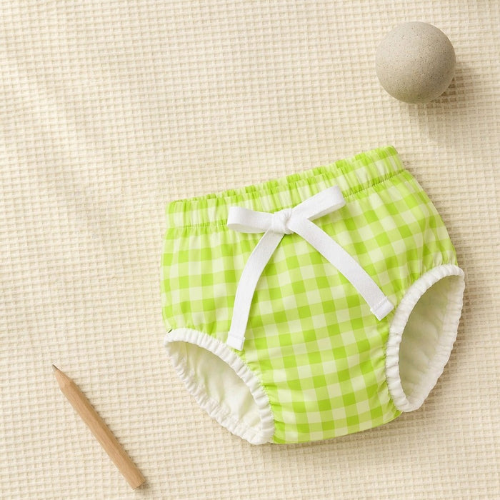 Mimi Kids Brief (2-6Y) | Gingham | Geo Play | Bamboo-Cotton, Tagless, Antibacterial | 2-6Y
