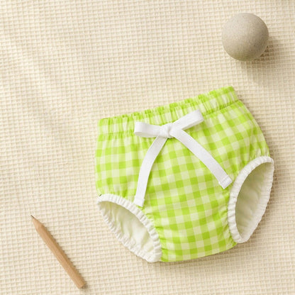 Mimi Kids Brief (2-6Y) | Gingham | Geo Play | Bamboo-Cotton, Tagless, Antibacterial | 2-6Y