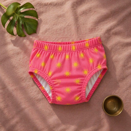 Mimi Kids Brief (2-6Y) | Golden Sun | Monsoon Magic | Bamboo-Cotton, Tagless, Antibacterial | 2-6Y
