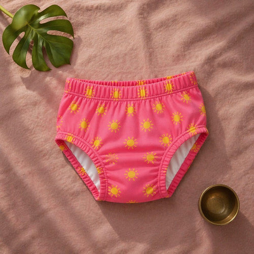 Mimi Kids Brief (2-6Y) | Golden Sun | Monsoon Magic | Bamboo-Cotton, Tagless, Antibacterial | 2-6Y