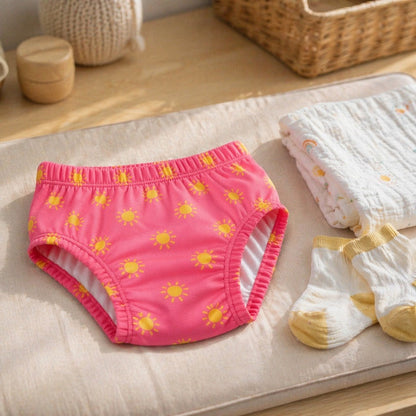 Mimi Kids Brief (2-6Y) | Golden Sun | Monsoon Magic | Bamboo-Cotton, Tagless, Antibacterial | 2-6Y