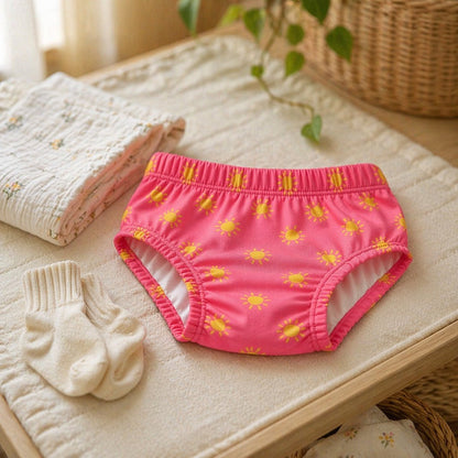 Mimi Kids Brief (2-6Y) | Golden Sun | Monsoon Magic | Bamboo-Cotton, Tagless, Antibacterial | 2-6Y