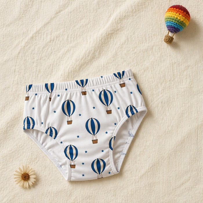 Mimi Kids Brief (2-6Y) | Hot Air Balloon | Little Voyager | Bamboo-Cotton, Tagless, Antibacterial | 2-6Y