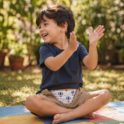 Mimi Kids Brief (2-6Y) | Hot Air Balloon | Little Voyager | Bamboo-Cotton, Tagless, Antibacterial | 2-6Y