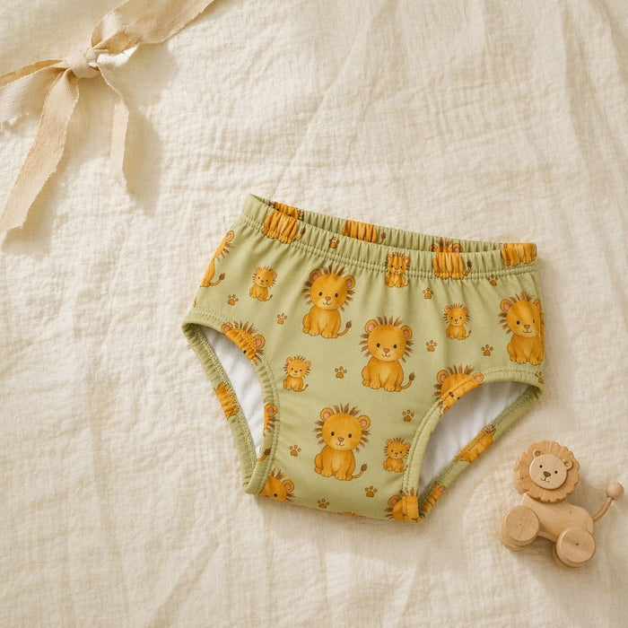 Mimi Kids Brief (2-6Y) | Lion Cub | Safari Tales | Bamboo-Cotton, Tagless, Antibacterial | 2-6Y
