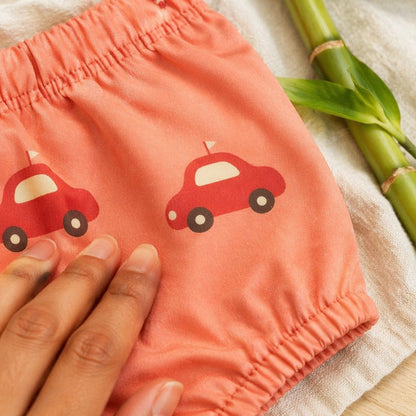 Mimi Kids Brief (2-6Y) | Little Car | Little Voyager | Bamboo-Cotton, Tagless, Antibacterial | 2-6Y