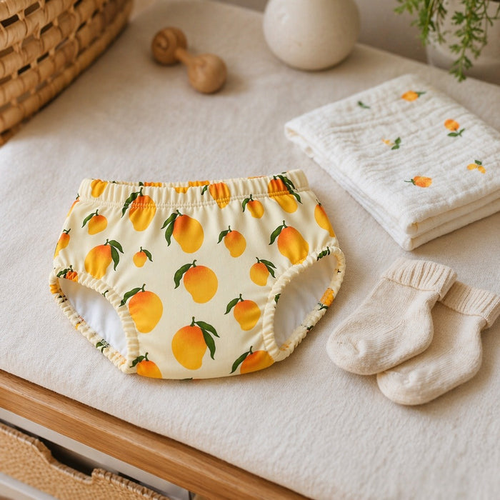 Mimi Kids Brief (2-6Y) | Mango Grove | Orchard | Bamboo-Cotton, Tagless, Antibacterial | 2-6Y