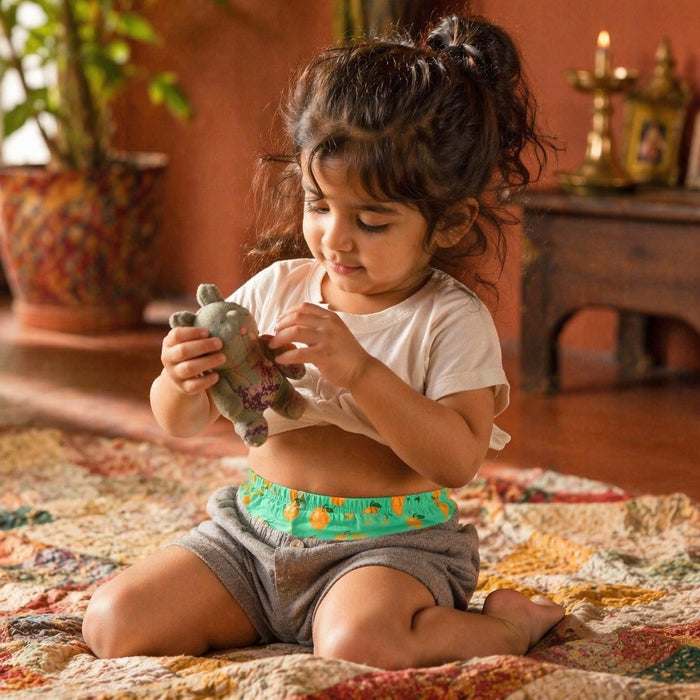 Mimi Kids Brief (2-6Y) | Mango Grove | Tropicale | Bamboo-Cotton, Tagless, Antibacterial | 2-6Y