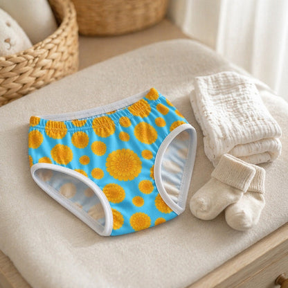 Mimi Kids Brief (2-6Y) | Marigold Burst | Tropicale | Bamboo-Cotton, Tagless, Antibacterial | 2-6Y