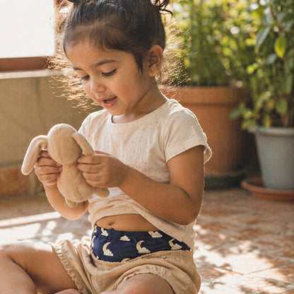 Mimi Kids Brief (2-6Y) | Moon + Cloud | Stardust | Bamboo-Cotton, Tagless, Antibacterial | 2-6Y