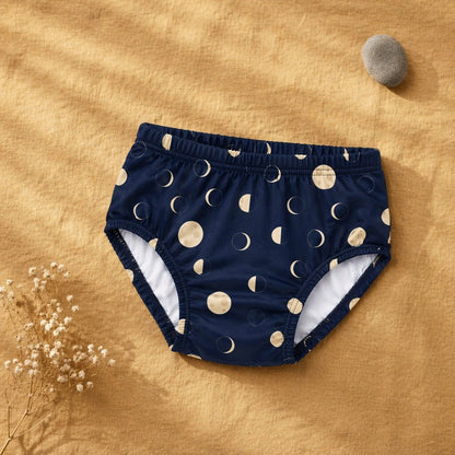 Mimi Kids Brief (2-6Y) | Moon Phases | Stardust | Bamboo-Cotton, Tagless, Antibacterial | 2-6Y