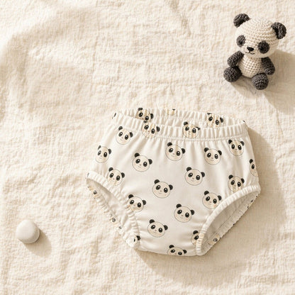 Mimi Kids Brief (2-6Y) | Panda Face | Safari Tales | Bamboo-Cotton, Tagless, Antibacterial | 2-6Y
