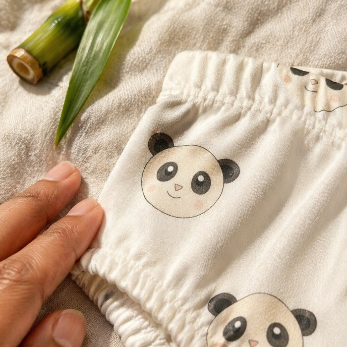 Mimi Kids Brief (2-6Y) | Panda Face | Safari Tales | Bamboo-Cotton, Tagless, Antibacterial | 2-6Y