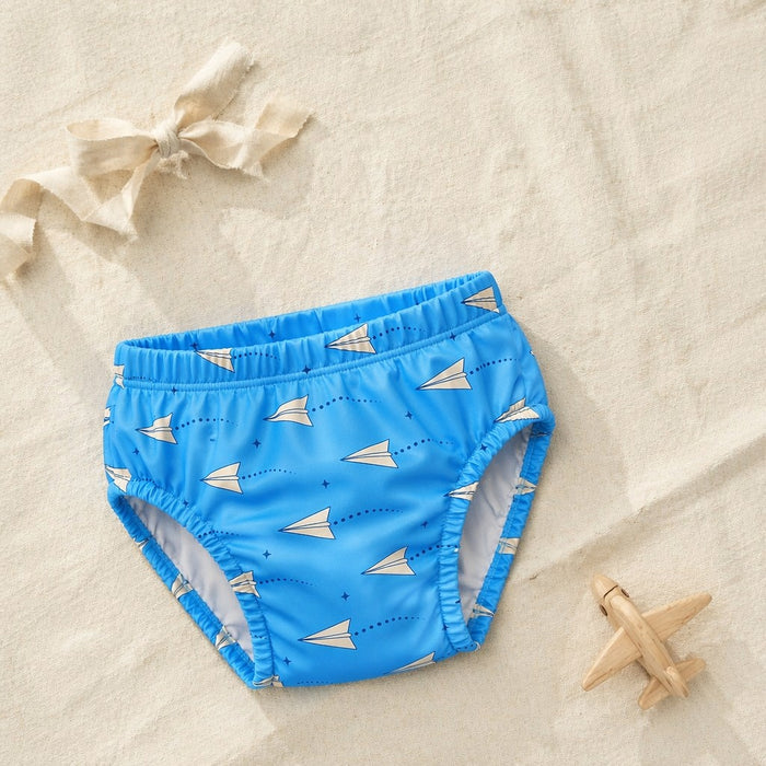 Mimi Kids Brief (2-6Y) | Paper Airplane | Little Voyager | Bamboo-Cotton, Tagless, Antibacterial | 2-6Y