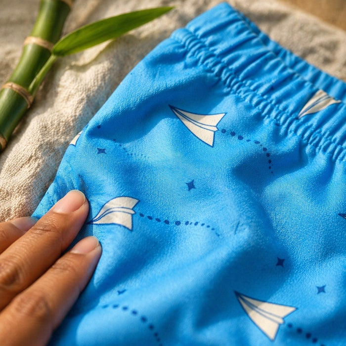 Mimi Kids Brief (2-6Y) | Paper Airplane | Little Voyager | Bamboo-Cotton, Tagless, Antibacterial | 2-6Y