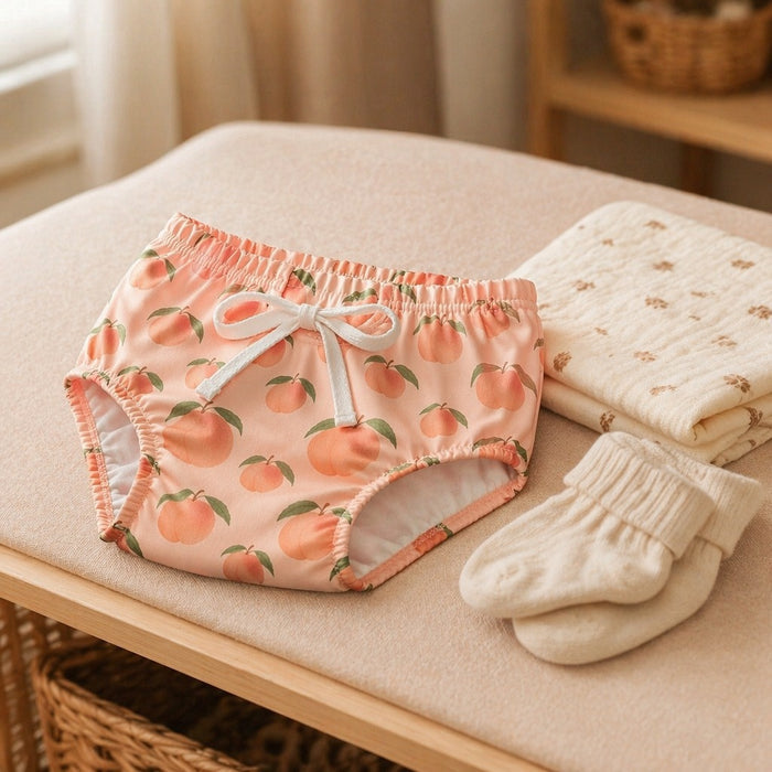 Mimi Kids Brief (2-6Y) | Peach Garden | Orchard | Bamboo-Cotton, Tagless, Antibacterial | 2-6Y