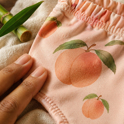 Mimi Kids Brief (2-6Y) | Peach Garden | Orchard | Bamboo-Cotton, Tagless, Antibacterial | 2-6Y
