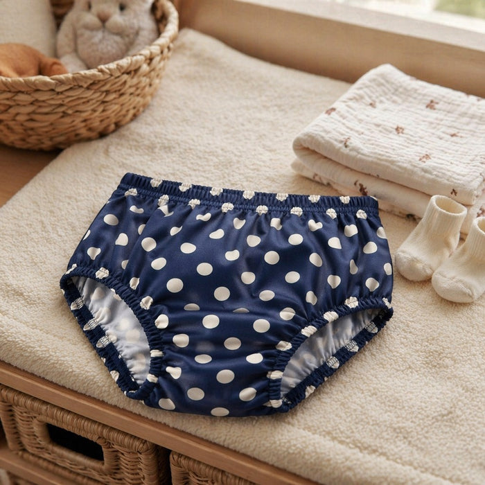 Mimi Kids Brief (2-6Y) | Polka Dots | Geo Play | Bamboo-Cotton, Tagless, Antibacterial | 2-6Y