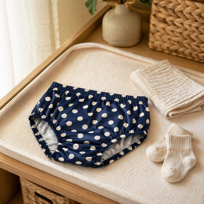 Mimi Kids Brief (2-6Y) | Polka Dots | Geo Play | Bamboo-Cotton, Tagless, Antibacterial | 2-6Y