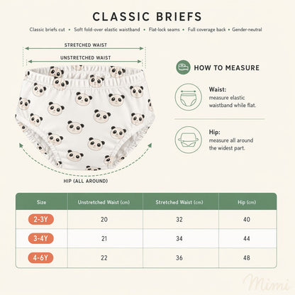 Mimi Kids Brief (2-6Y) | Rainbow Arc | Monsoon Magic | Bamboo-Cotton, Tagless, Antibacterial | 2-6Y