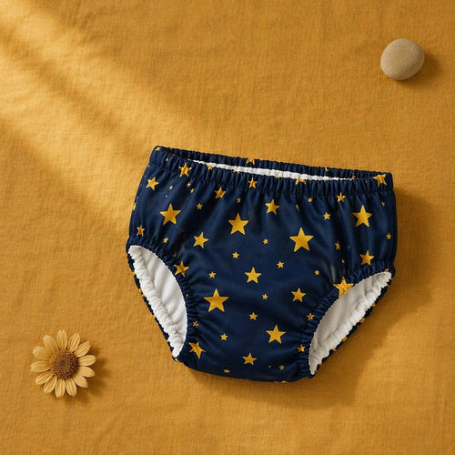 Mimi Kids Brief (2-6Y) | Scattered Stars | Stardust | Bamboo-Cotton, Tagless, Antibacterial | 2-6Y