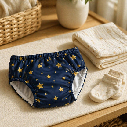 Mimi Kids Brief (2-6Y) | Scattered Stars | Stardust | Bamboo-Cotton, Tagless, Antibacterial | 2-6Y