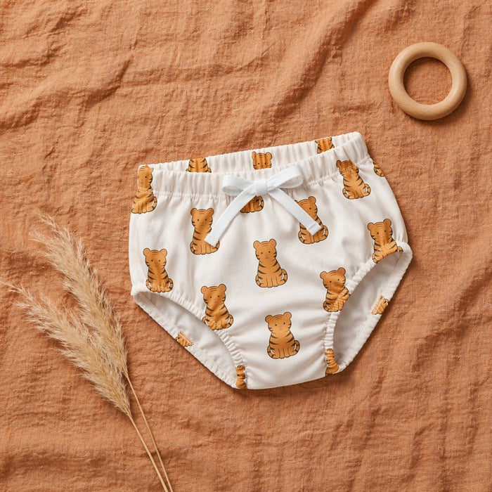 Mimi Kids Brief (2-6Y) | Tiger Cub | Safari Tales | Bamboo-Cotton, Tagless, Antibacterial | 2-6Y