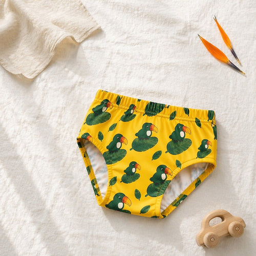 Mimi Kids Brief (2-6Y) | Toucan & Leaf | Tropicale | Bamboo-Cotton, Tagless, Antibacterial | 2-6Y