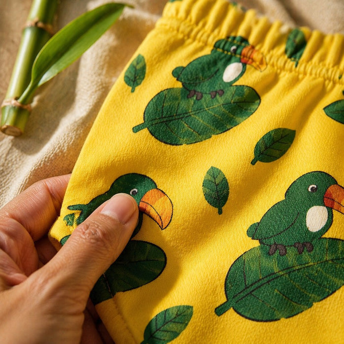 Mimi Kids Brief (2-6Y) | Toucan & Leaf | Tropicale | Bamboo-Cotton, Tagless, Antibacterial | 2-6Y