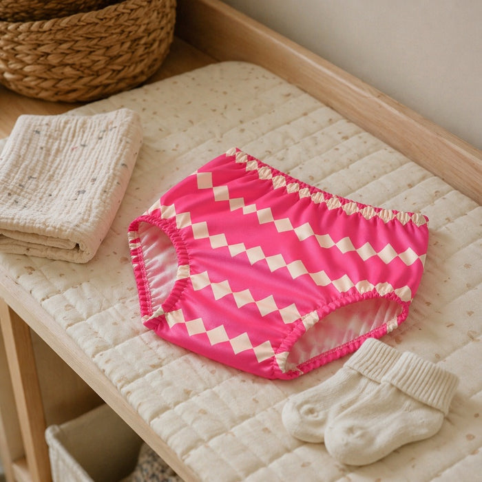 Mimi Kids Brief (2-6Y) | Zigzag | Geo Play | Bamboo-Cotton, Tagless, Antibacterial | 2-6Y