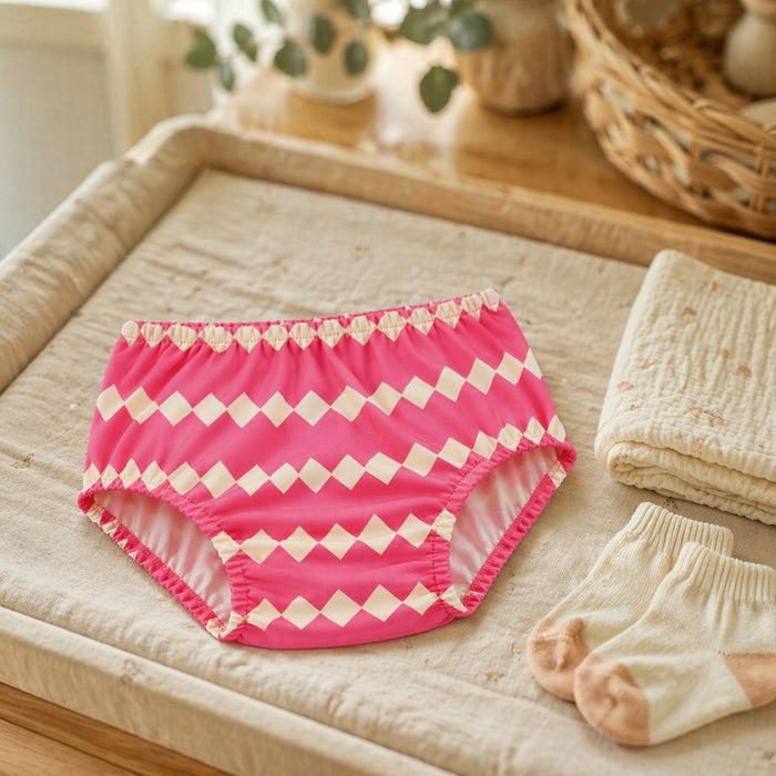 Mimi Kids Brief (2-6Y) | Zigzag | Geo Play | Bamboo-Cotton, Tagless, Antibacterial | 2-6Y