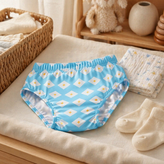 Mimi Kids Brief (6-12Y) | Argyle | Geo Play | Bamboo-Cotton, Tagless, Antibacterial | 6-12Y