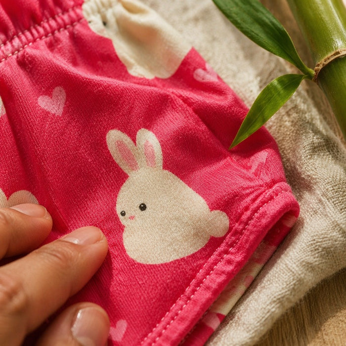 Mimi Kids Brief (6-12Y) | Bunny Hop | Blossom | Bamboo-Cotton, Tagless, Antibacterial | 6-12Y