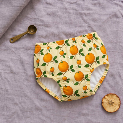Mimi Kids Brief (6-12Y) | Citrus Grove | Orchard | Bamboo-Cotton, Tagless, Antibacterial | 6-12Y