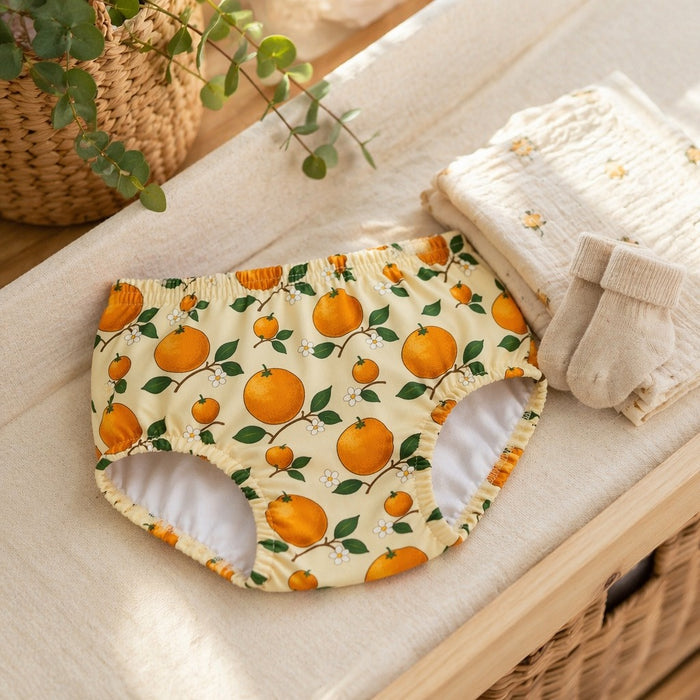 Mimi Kids Brief (6-12Y) | Citrus Grove | Orchard | Bamboo-Cotton, Tagless, Antibacterial | 6-12Y