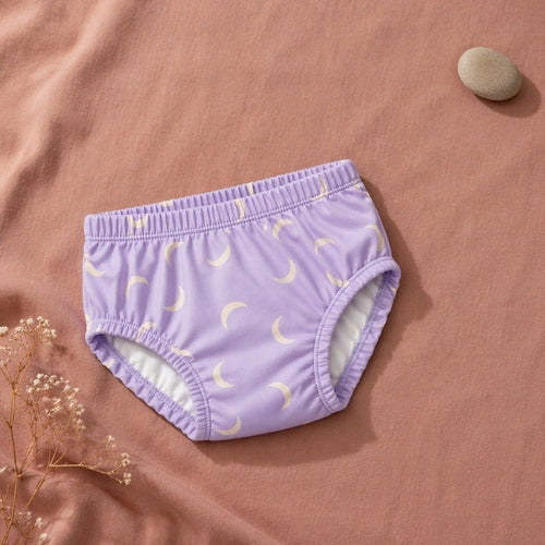 Mimi Kids Brief (6-12Y) | Crescent Moon Scatter | Monsoon Magic | Bamboo-Cotton, Tagless, Antibacterial | 6-12Y