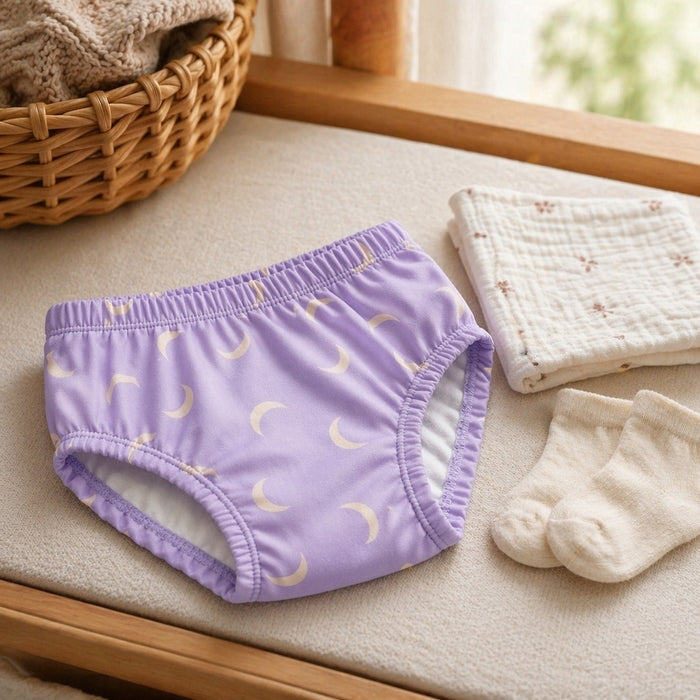 Mimi Kids Brief (6-12Y) | Crescent Moon Scatter | Monsoon Magic | Bamboo-Cotton, Tagless, Antibacterial | 6-12Y